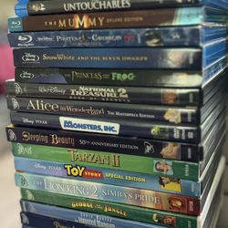 Disney & Blu-Ray Discs (24 Total)