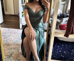 Green Prom dress