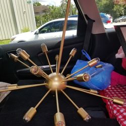 Vintage Mid Century Sputnik Chandelier