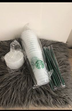 12 resuable cold starbucks cups