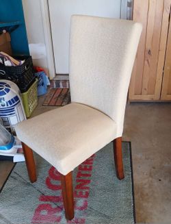 Beautiful Beige Parsons Chair