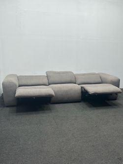 Living Spaces 3 Piece Electric Recliner Couch - We Can Deliver And Setup