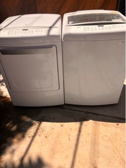 Ge washer and dryer electric set great working condition