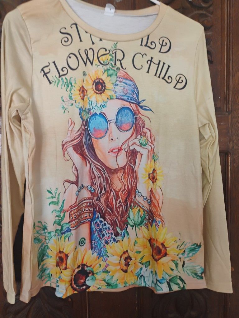 Flower Child Top Women's Small