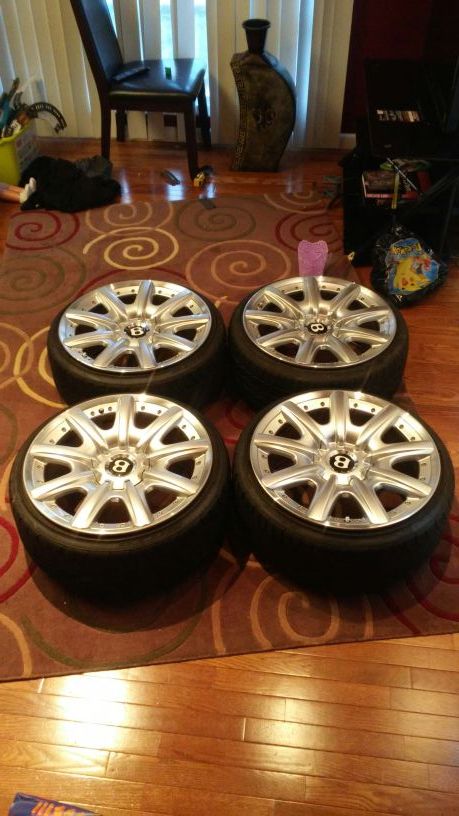 19x9 Bentley Wheels 5x112 et41