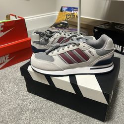 Adidas Run 80s 'Grey Shadow Red' (7.5M, 8.5W)