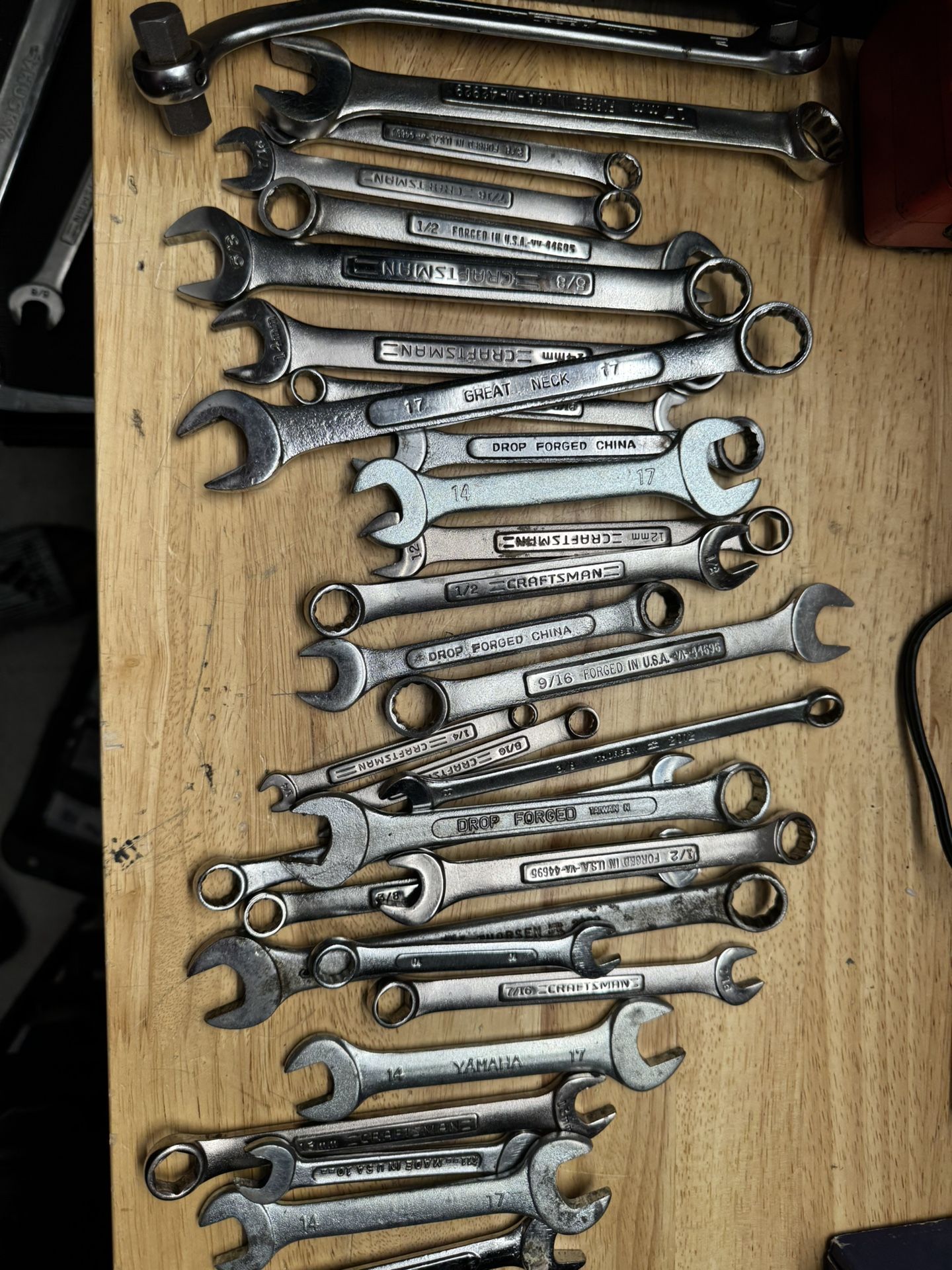 Craftsman Wrenches 34 Pieces Mix SAE And Metric 