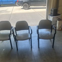 Three Office Chairs 