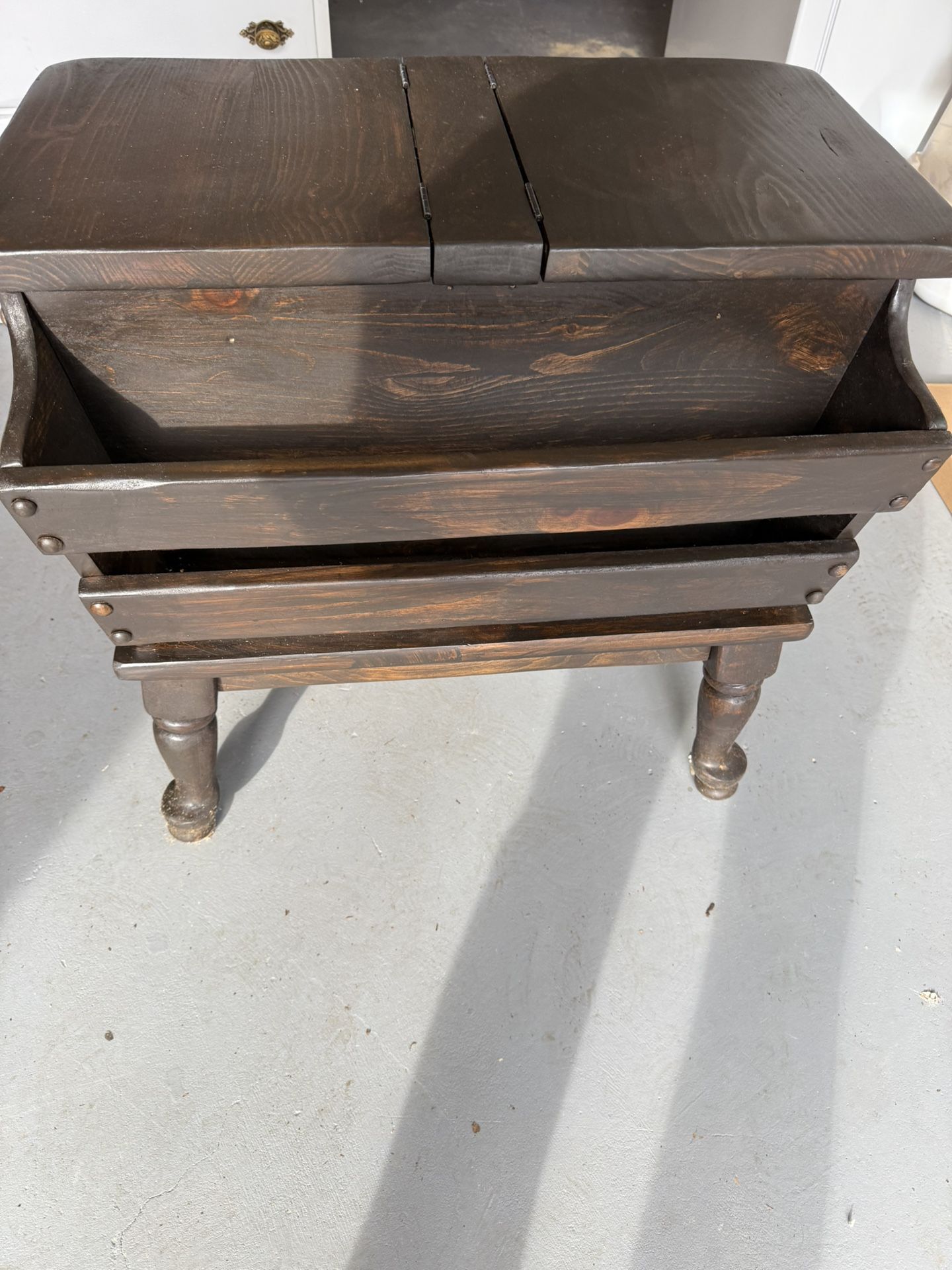 Antique Folding Top Table.
