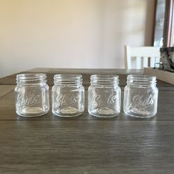 Mason Jar Style Shot Glasses Set of 4