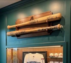 2001 Diamondbacks MLB All-Star Autographed Pro Stock Bat Pair Jay Bell & Shea Hillenbrand #28