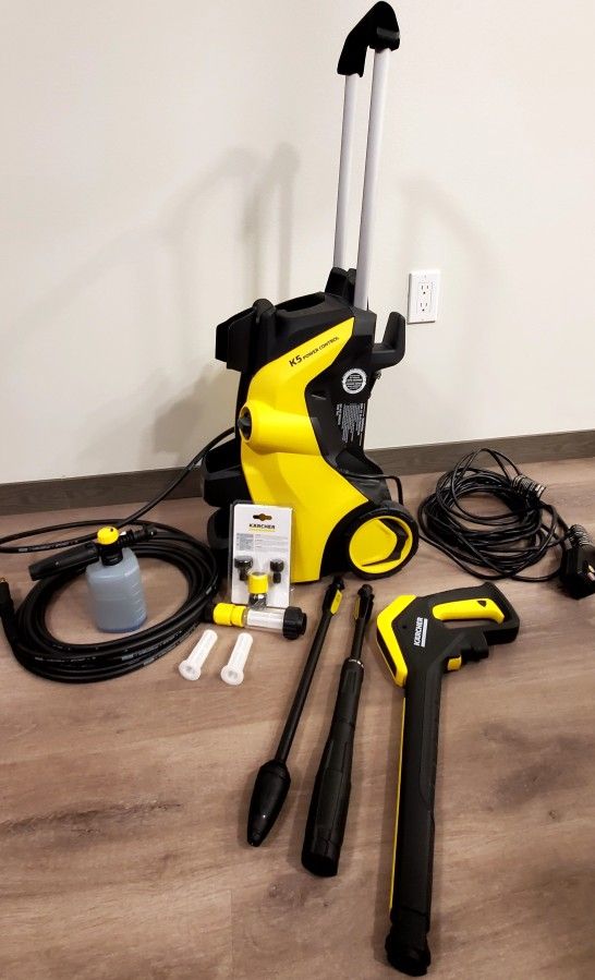Kärcher K 5 Power Control Max 2500 PSI Electric Pressure Washer with Vario & DirtBlaster Spray Wands - 1.55 GPM