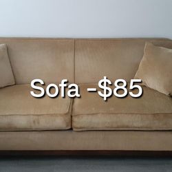 Sofa $85 Or Best Offer  (Near College area)