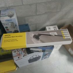 NEW HOTO CORDLESS SPIN SCRUBBER, 3 AVAILABLE 