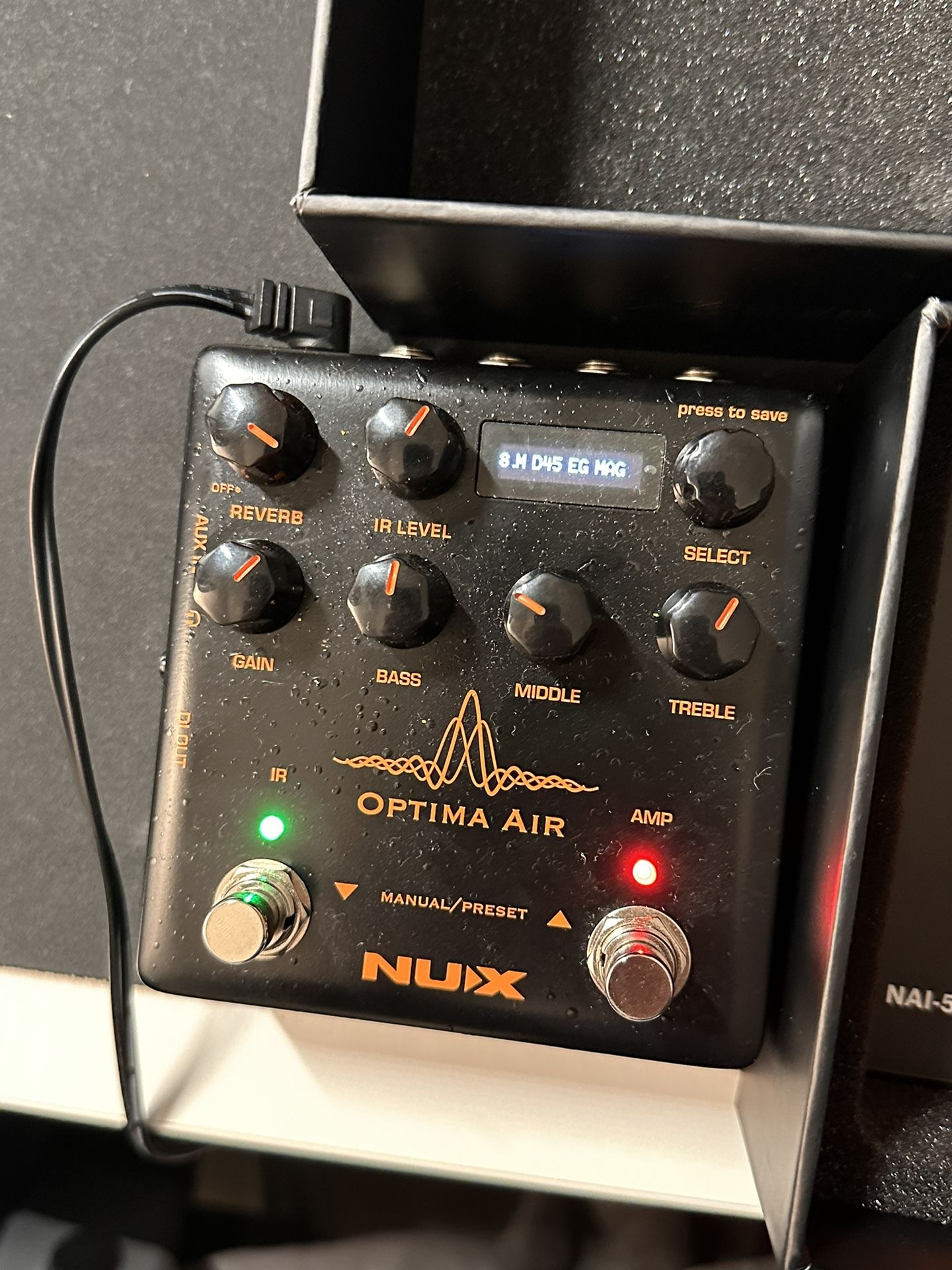 Nux Optima Air Acoustic Pre-Amp Guitar Pedal