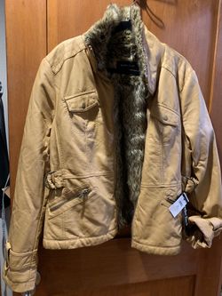 Leather touch, ladies jacket.