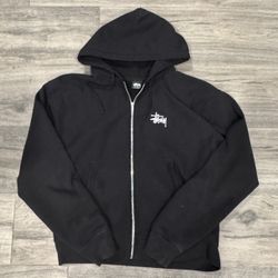 Stussy Black Zipup Mens Size XL