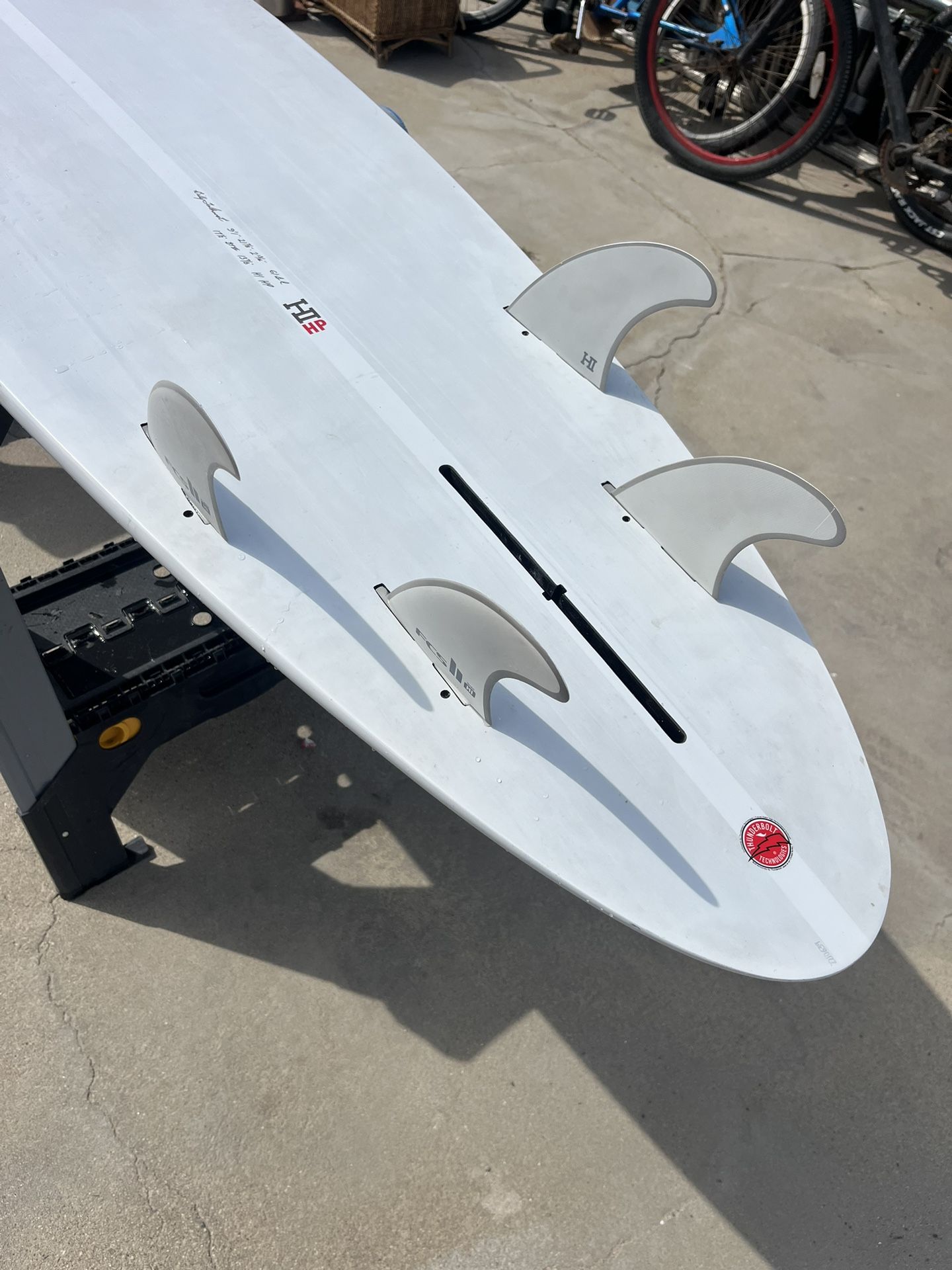 Harley Ingleby 9'1” HIHP Thunderbolt Red longboard for Sale