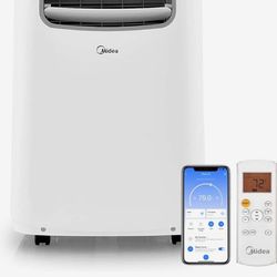 new inbox! Midea MAP14S1CWT Smart Portable air Conditioner, 14,000 BTU, White