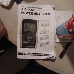 3 PHASE POWER ANALYZER