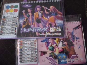 Kpop Demon Hunters Coloring Book Kit