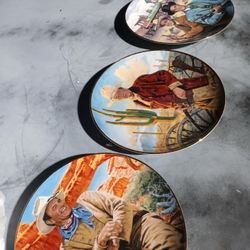 John Wayne And Friends Limited Edition Collector's Plates Numbered