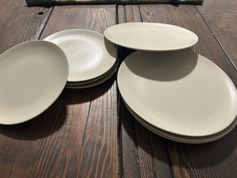 IKEA Clay/Tan Colored Luncheon &Dinner Plates 