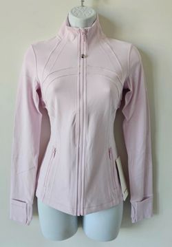 Light Pink Full-Zip Athletic Jacket