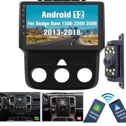 Car Radio Stereo for Dodge Ram 2013-2019 1(contact info removed) 3500/Android Camera 9”