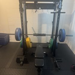 Weight Rack And Weights 