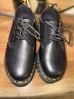 Dr Martens Nappa Audrick Platform Shoes  