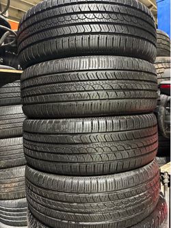 Set of 4 matching tires pirelli all season 245/60R18