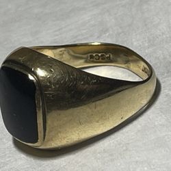 Men's Size 10 Gold Ring Solid Gold