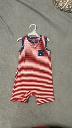 4th of July romper