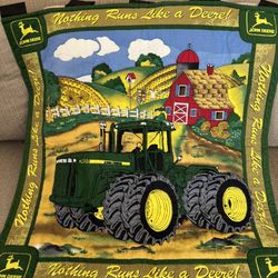 John Deere Quilted Tapestry
