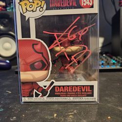 Daredevil Funko Signed By Charlie Cox