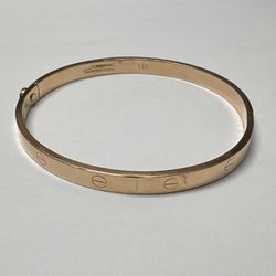 14k Bangle Bracelet  Rose Good 