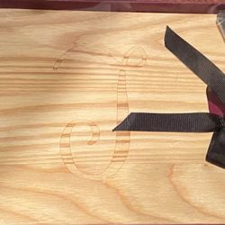 Letter L Mini Cutting Board Cheese Board 