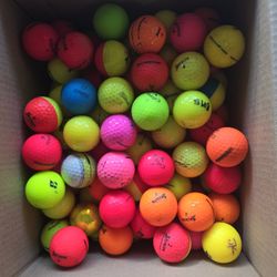 100 Color Golf Balls