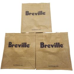 Burlap Bags  15x16x7 Set Of 3