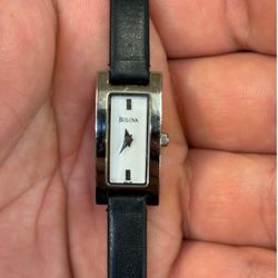 Bulova A2 Silver Tone Women’s Watch! New Battery!