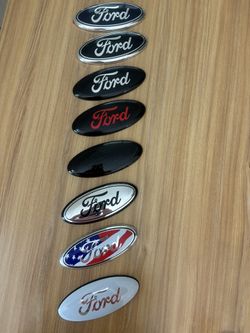 FORD 7 Inch Front Grille Tailgate Logo Emblem 3D Oval 3M Adhesive F150 F250 F350