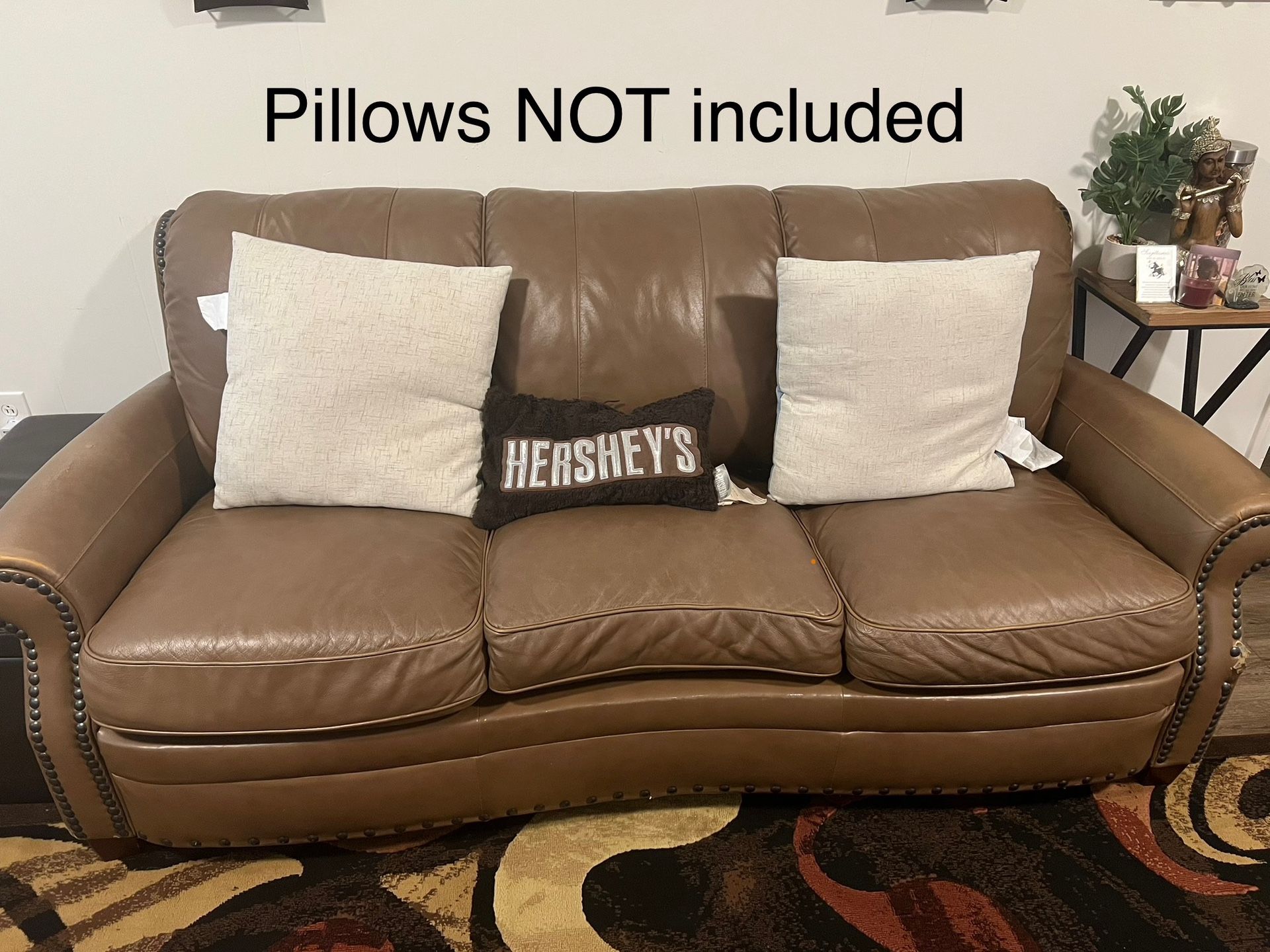 Leather couch