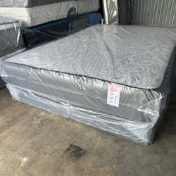 NEW FULL SIZE SET MATTRESS AND BOX SPRING-2pcs 