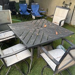 Picnic/Patio Table and Chairs
