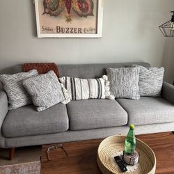 City Furniture Grey Couch 