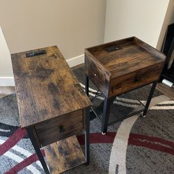 Rustic End Tables / Nightstands