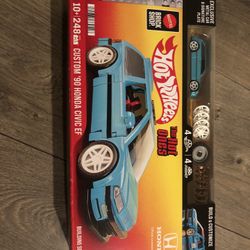 Mattel Brick Shop Hot Wheels Custom '90 Honda Civic EF Building Toy Kit 248pc