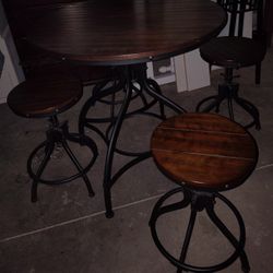 Odium 5pc Counter Height Dining Table 