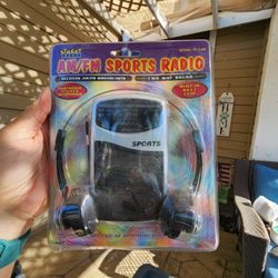 vintage 90s street beat am fm sports radio headphones walkman